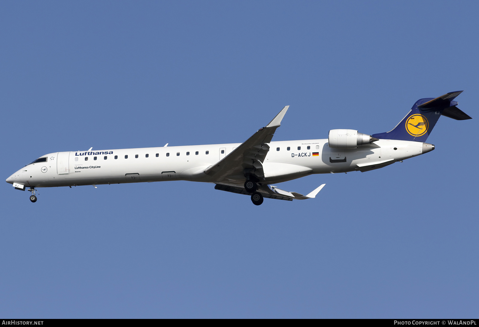 Aircraft Photo of D-ACKJ | Bombardier CRJ-900LR (CL-600-2D24) | Lufthansa | AirHistory.net #664458