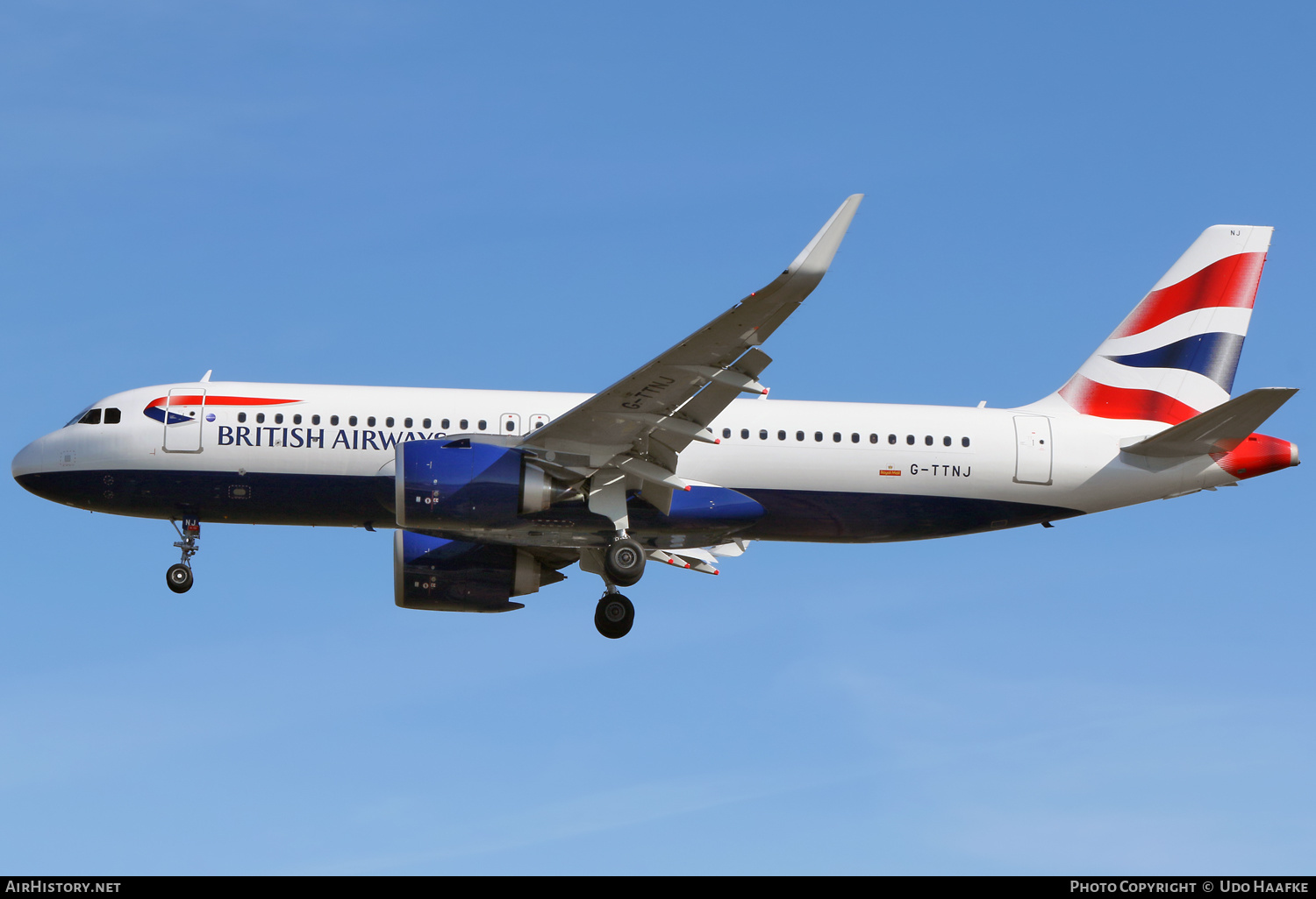 Aircraft Photo of G-TTNJ | Airbus A320-251N | British Airways | AirHistory.net #664464