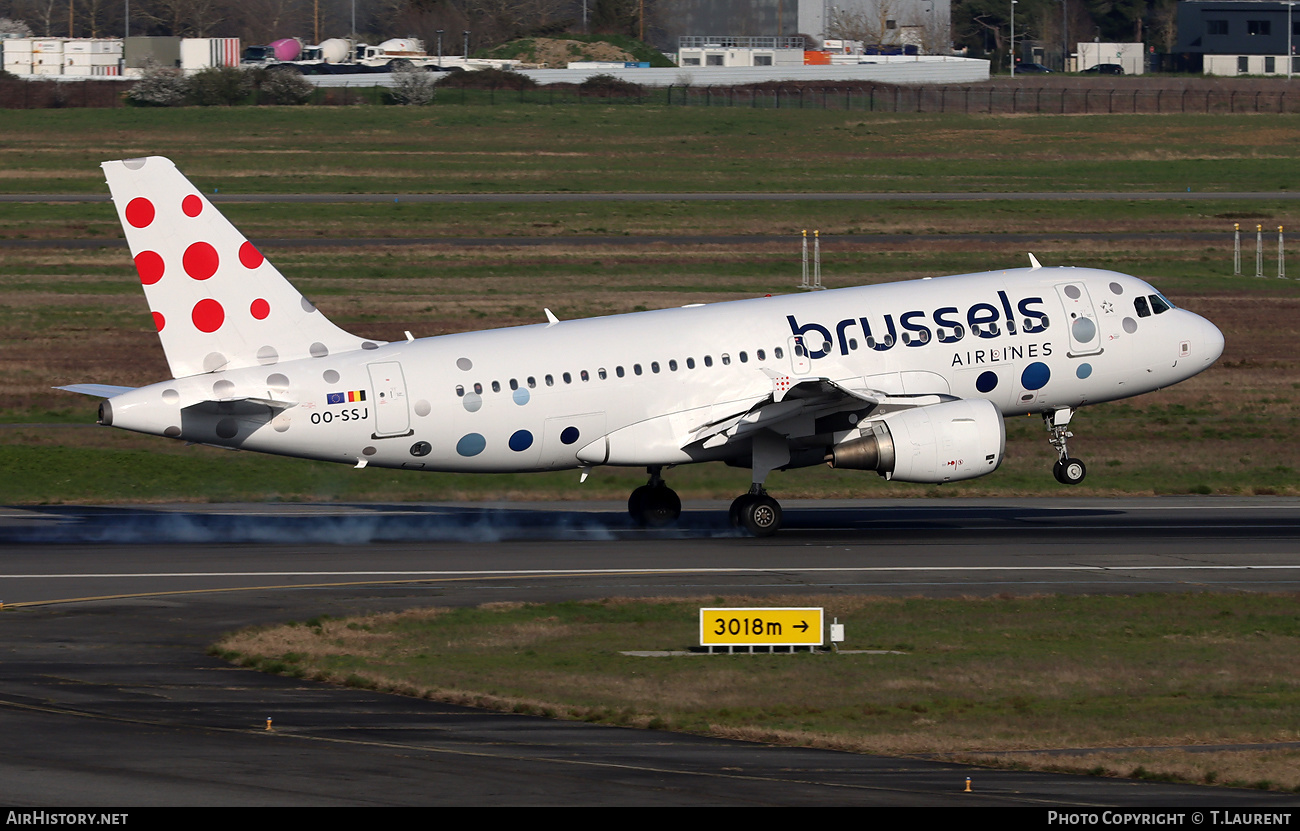 Aircraft Photo of OO-SSJ | Airbus A319-111 | Brussels Airlines | AirHistory.net #664466