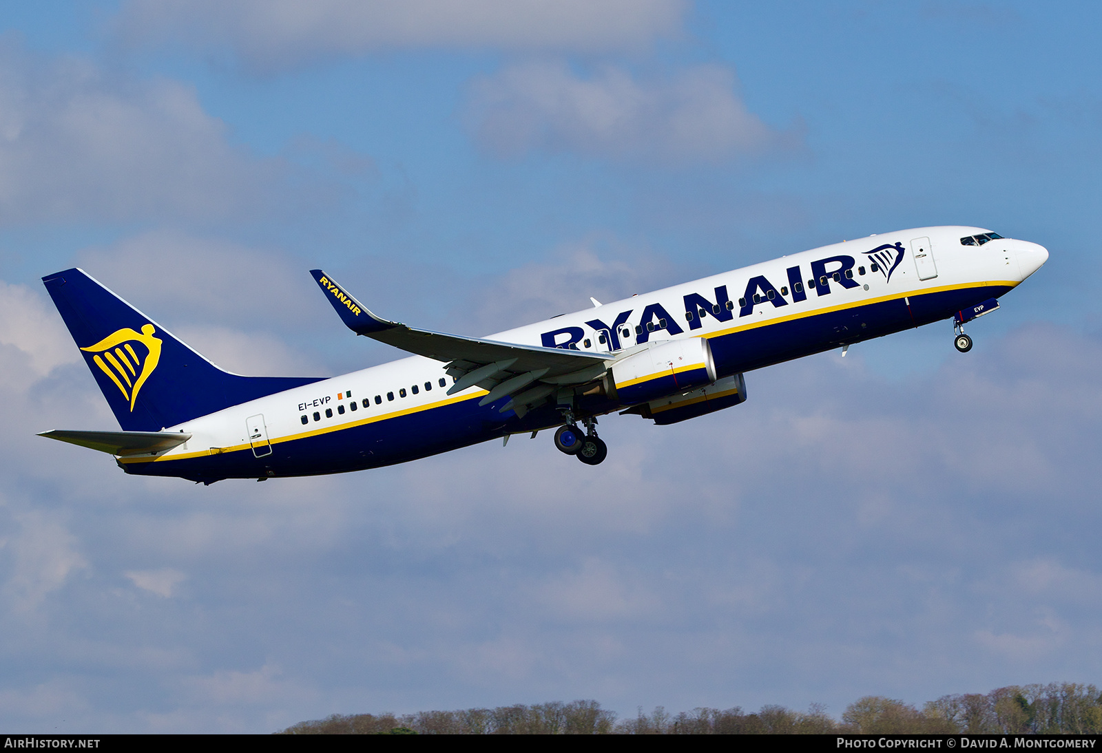 Aircraft Photo of EI-EVP | Boeing 737-8AS | Ryanair | AirHistory.net #664470