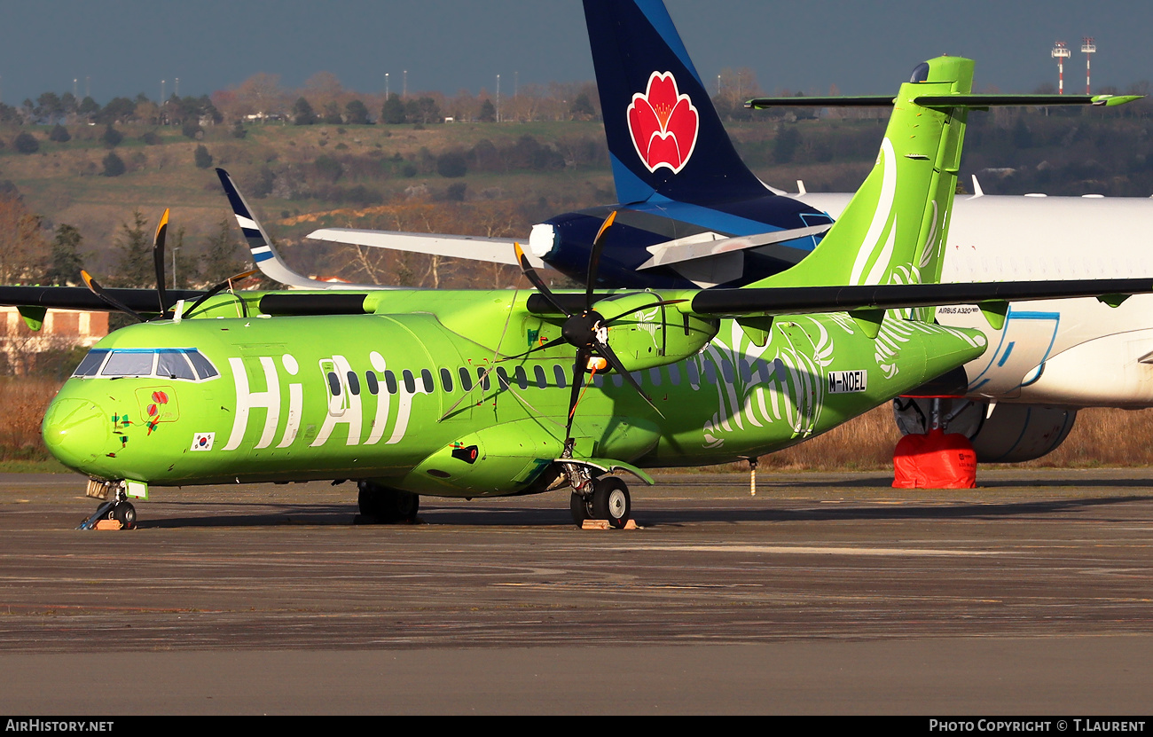 Aircraft Photo of M-NOEL | ATR ATR-72-500 (ATR-72-212A) | Hi Air | AirHistory.net #664485