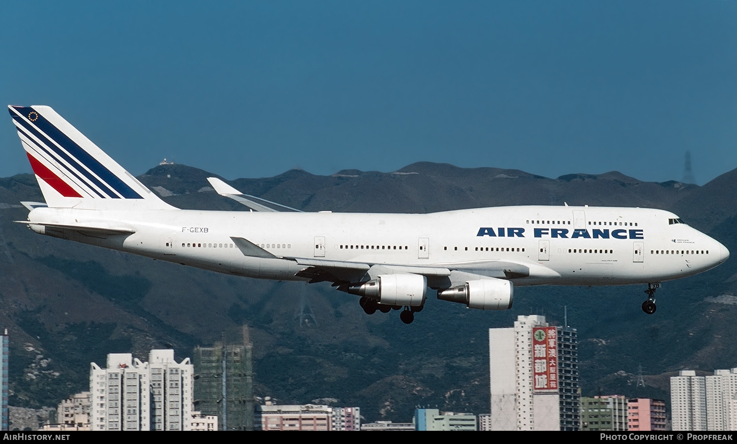 Aircraft Photo of F--GEXB | Boeing 747-4B3M | Air France | AirHistory.net #664493