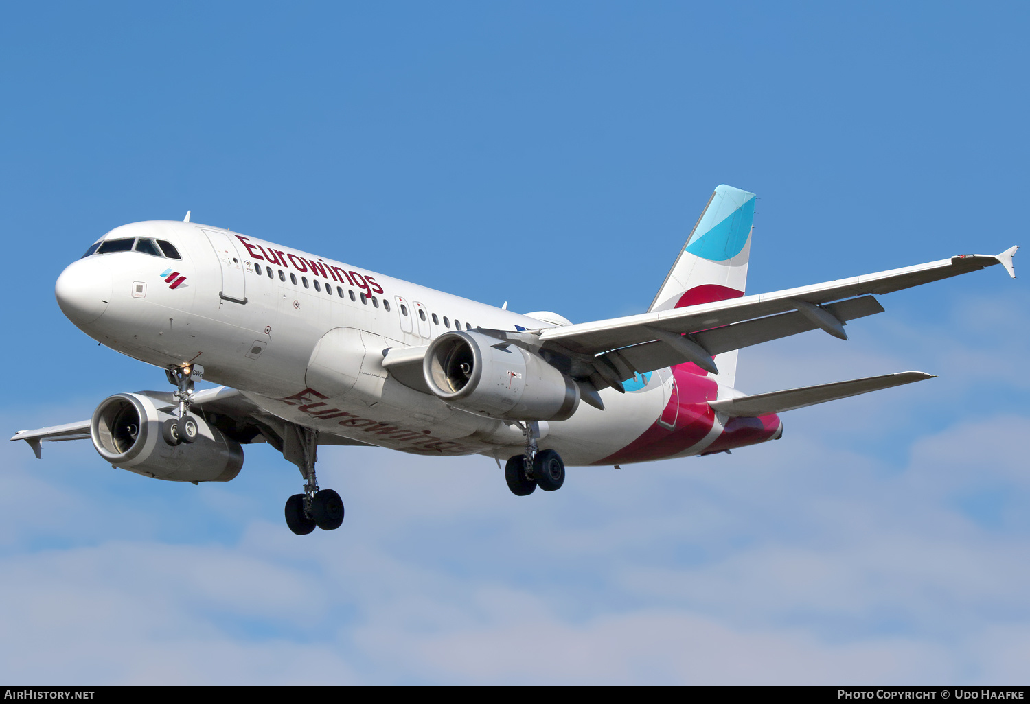 Aircraft Photo of D-AGWH | Airbus A319-132 | Eurowings | AirHistory.net #664503