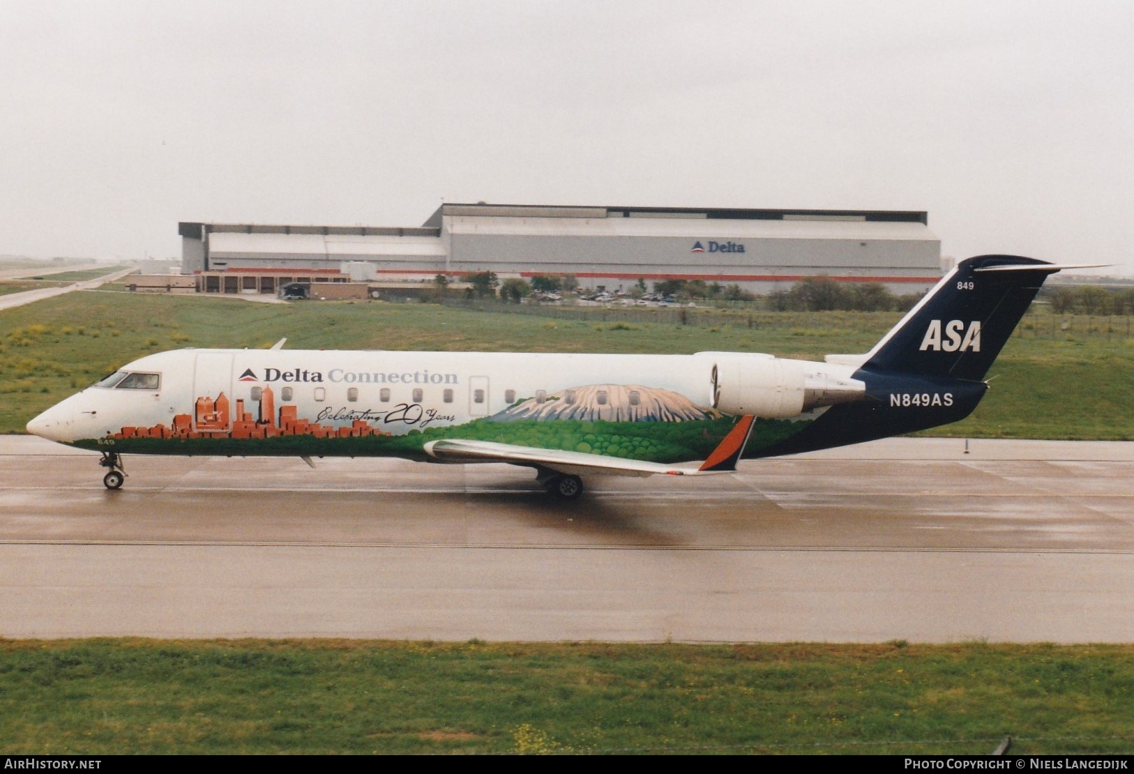 Aircraft Photo of N849AS | Bombardier CRJ-200ER (CL-600-2B19) | Delta Connection | AirHistory.net #664504