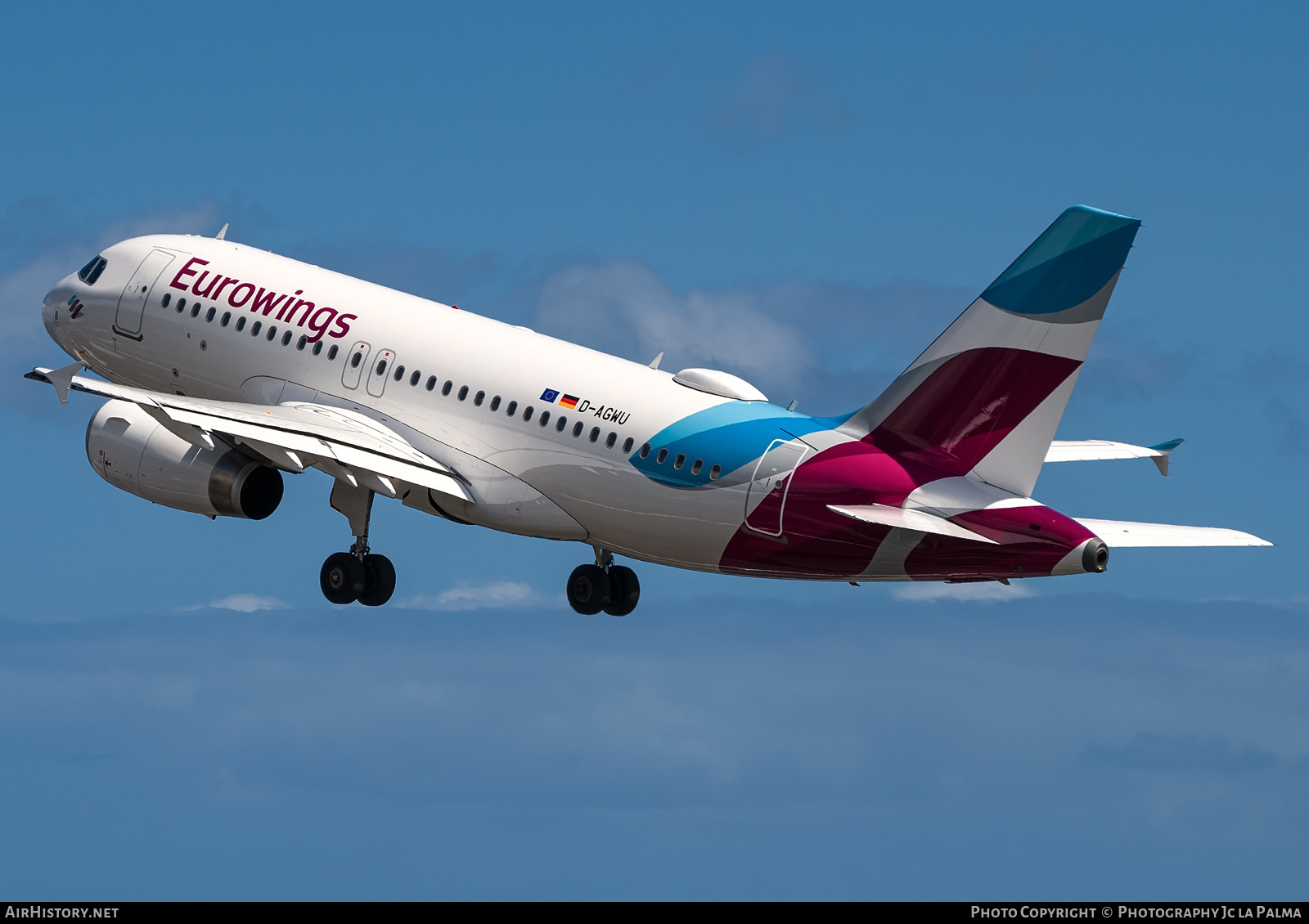 Aircraft Photo of D-AGWU | Airbus A319-132 | Eurowings | AirHistory.net #664513