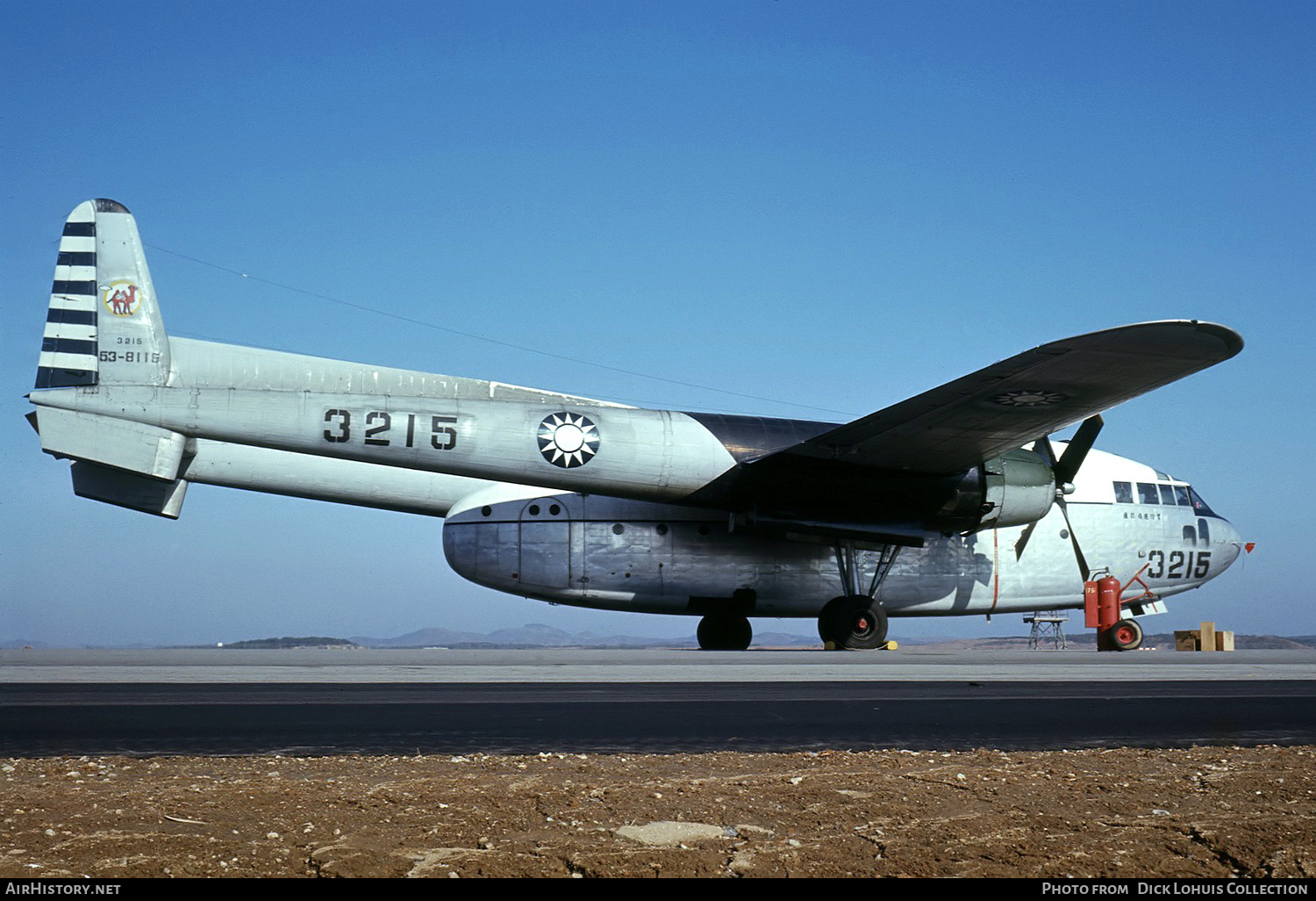 Aircraft Photo of 3215 / 53-8119 | Fairchild C-119G Flying Boxcar | Taiwan - Air Force | AirHistory.net #664520