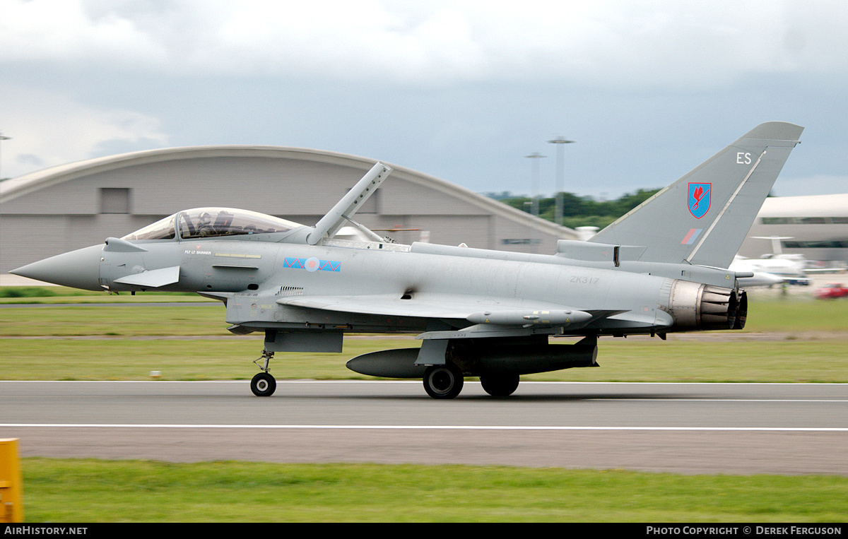 Aircraft Photo of ZK317 | Eurofighter EF-2000 Typhoon FGR4 | UK - Air Force | AirHistory.net #664553