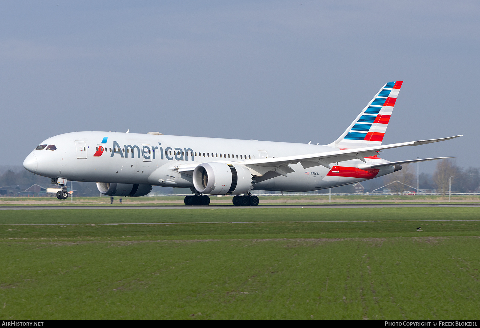 Aircraft Photo of N816AA | Boeing 787-8 Dreamliner | American Airlines | AirHistory.net #664559