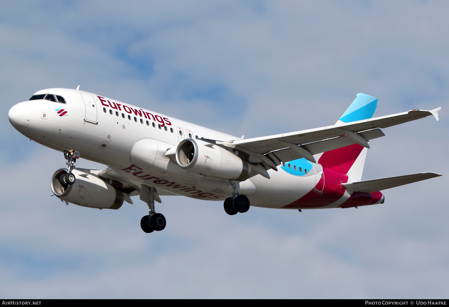 Aircraft Photo of D-AGWF | Airbus A319-132 | Eurowings | AirHistory.net #664574