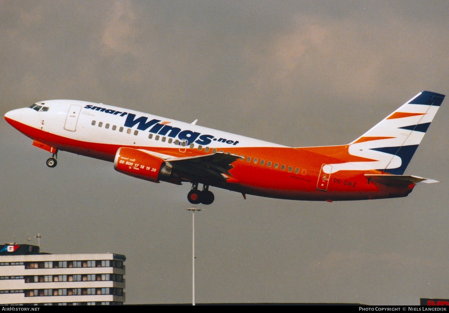 Aircraft Photo of OK-SWZ | Boeing 737-530 | Smartwings | AirHistory.net #664605