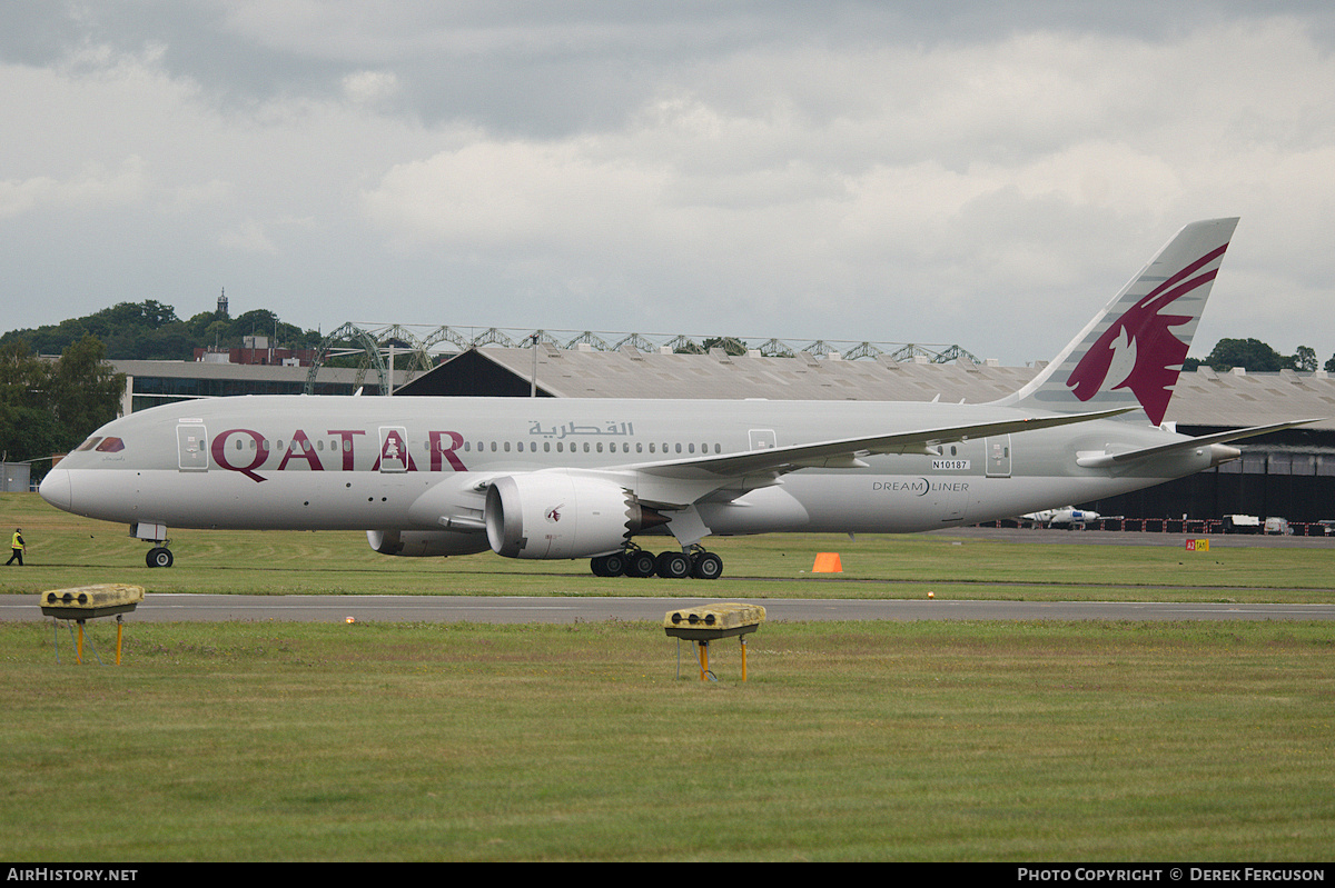 Aircraft Photo of N10187 | Boeing 787-8 Dreamliner | Qatar Airways | AirHistory.net #664609