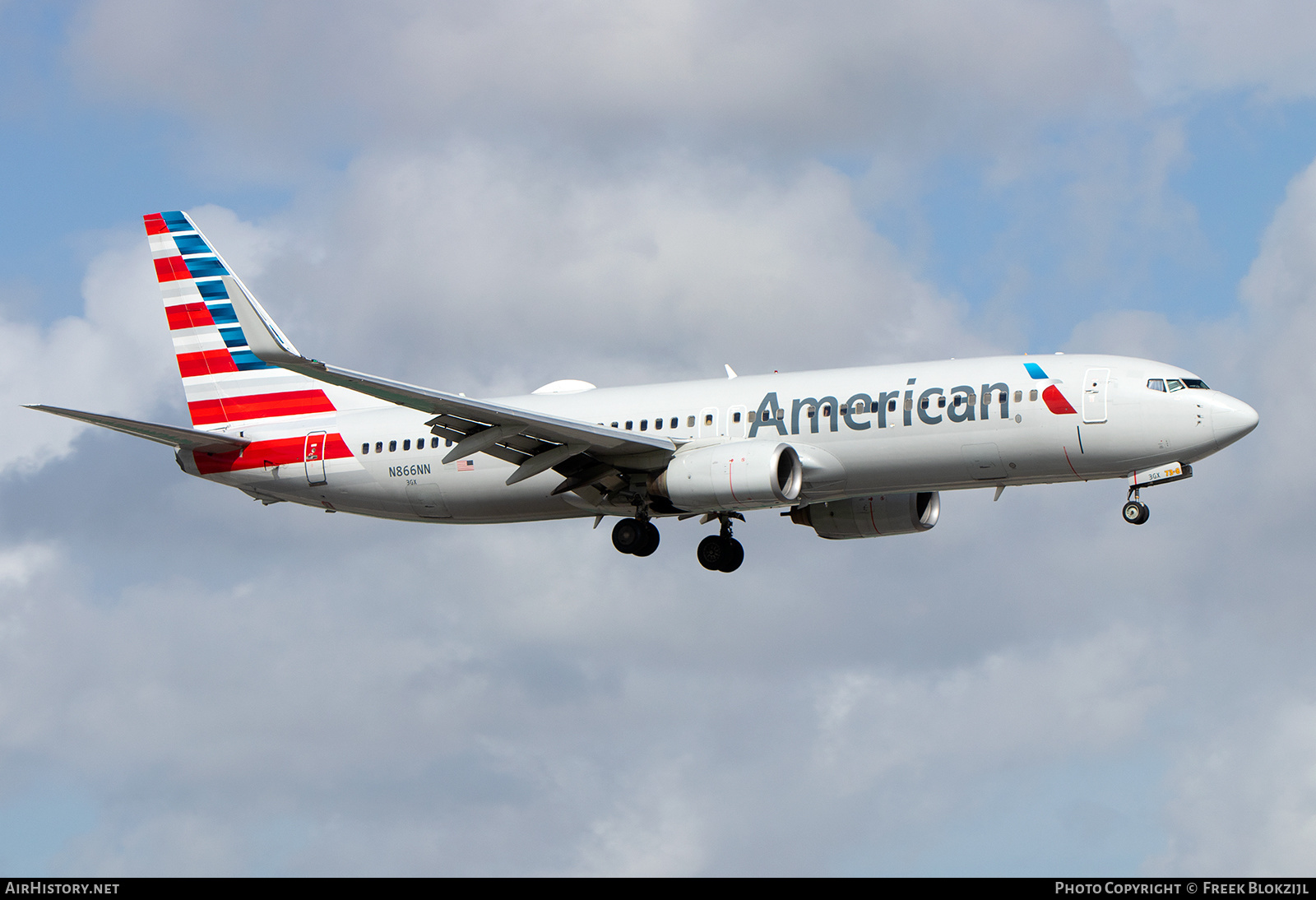 Aircraft Photo of N866NN | Boeing 737-823 | American Airlines | AirHistory.net #664617