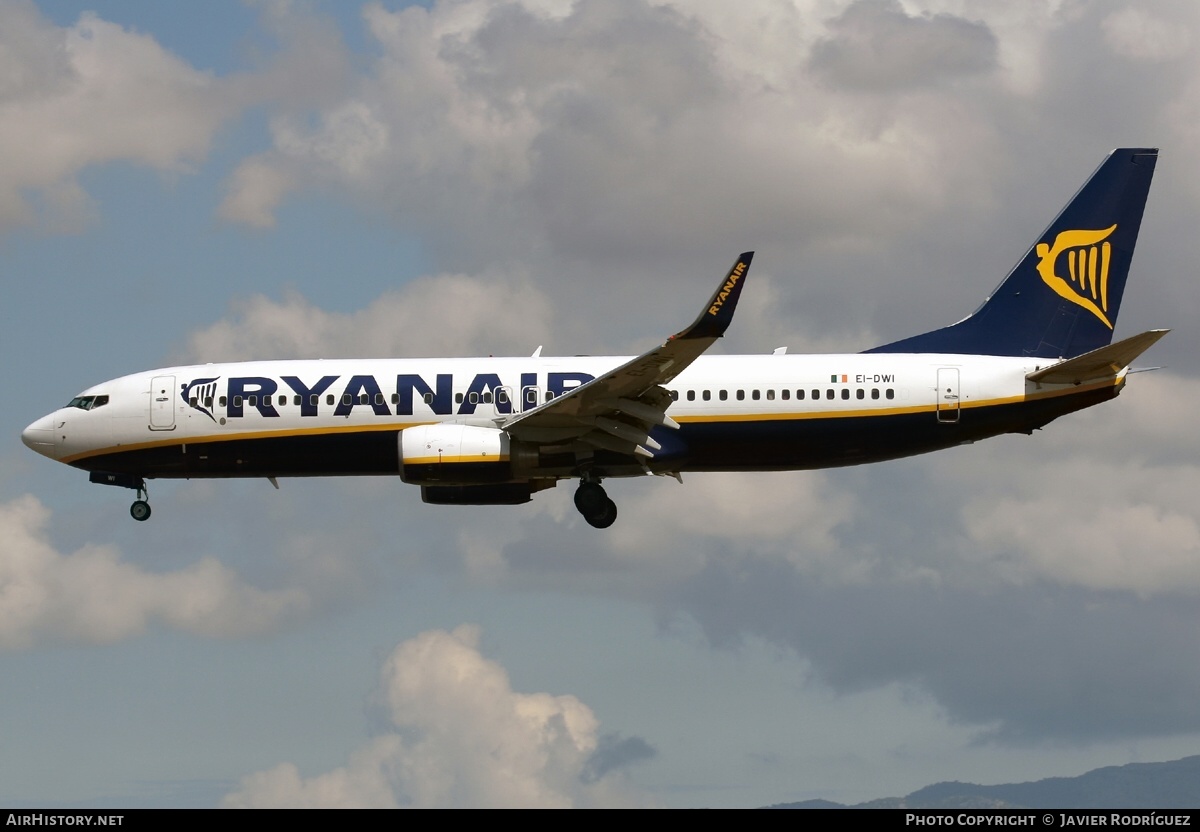 Aircraft Photo of EI-DWI | Boeing 737-8AS | Ryanair | AirHistory.net #664632