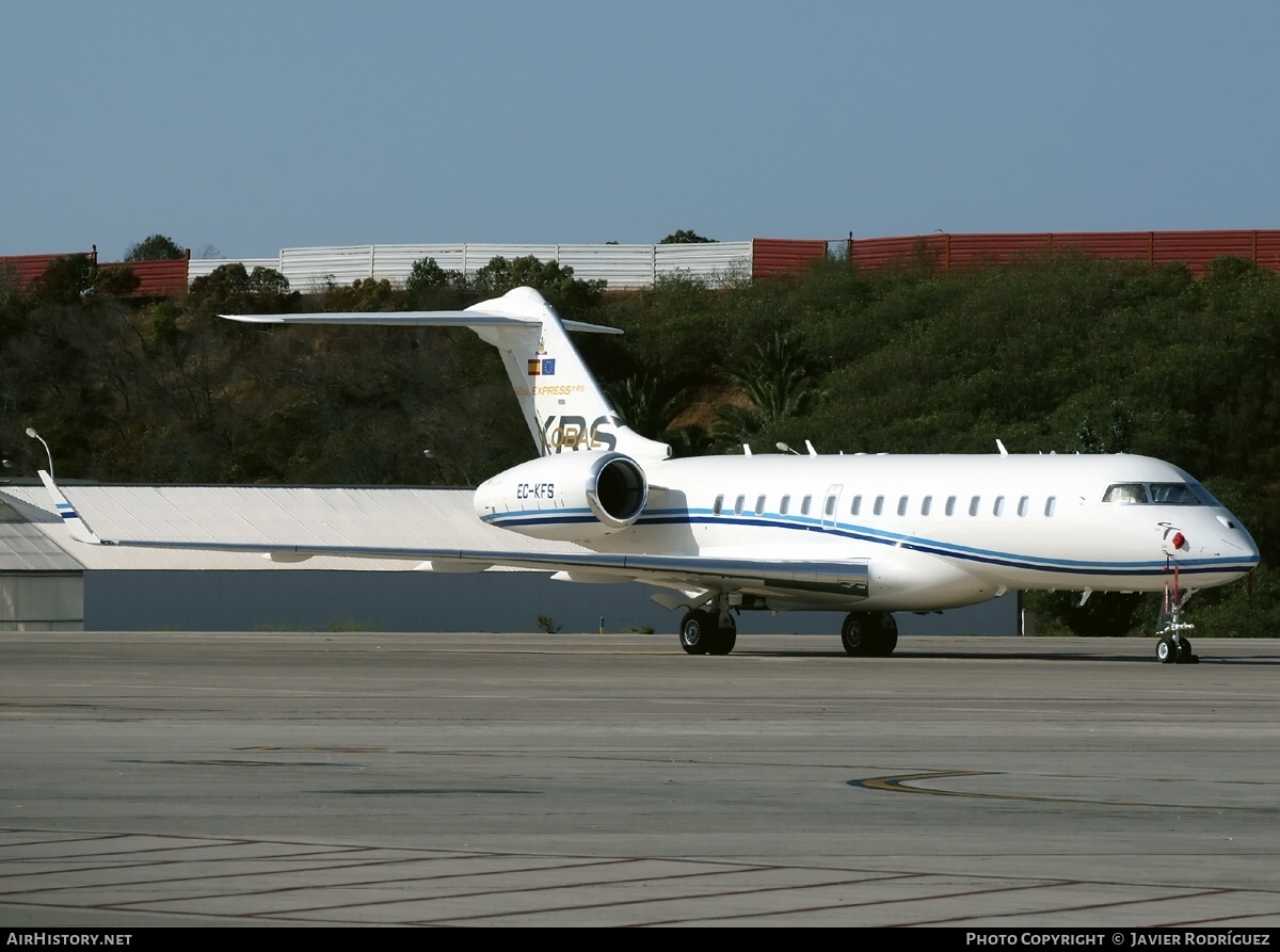 Aircraft Photo of EC-KFS | Bombardier Global Express XRS (BD-700-1A10) | AirHistory.net #664634