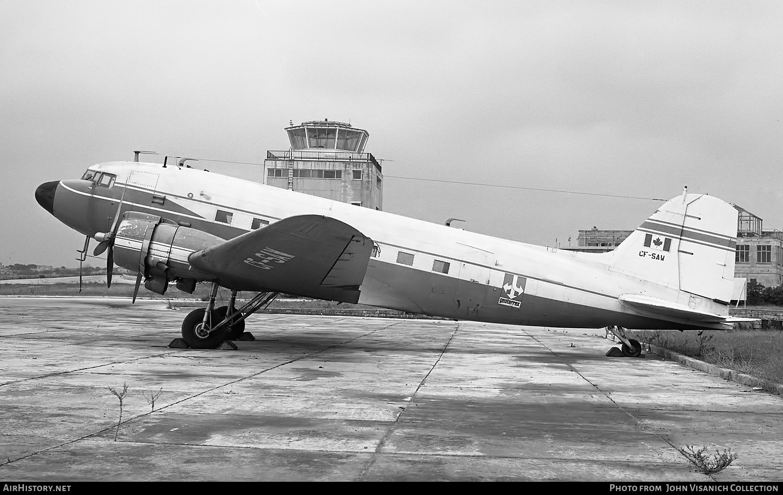 Aircraft Photo of CF-SAW | Douglas C-47 Skytrain | Geoterrex | AirHistory.net #664678
