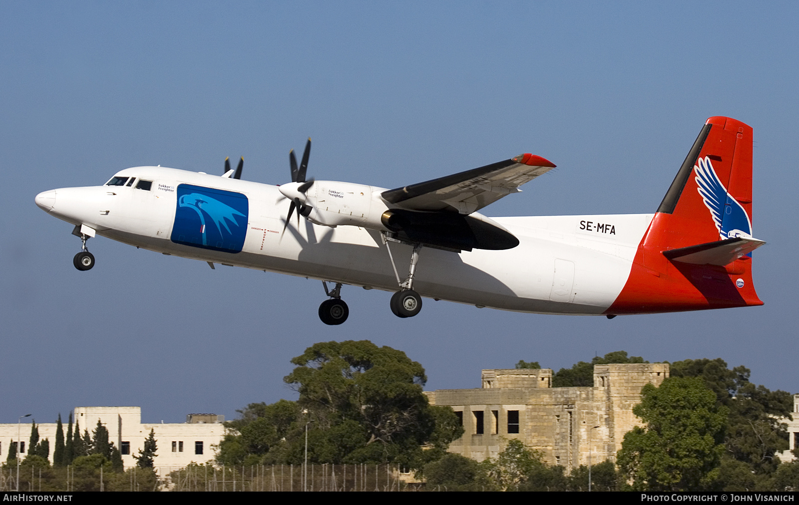 Aircraft Photo of SE-MFA | Fokker 50/F | AirHistory.net #664680