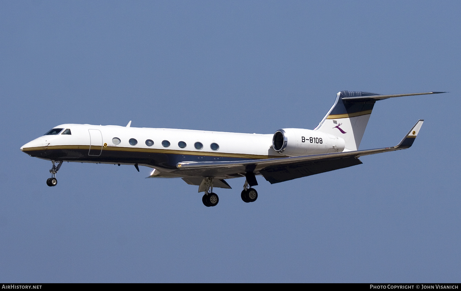 Aircraft Photo of B-8108 | Gulfstream Aerospace G-V-SP Gulfstream G550 | Deer Jet | AirHistory.net #664693