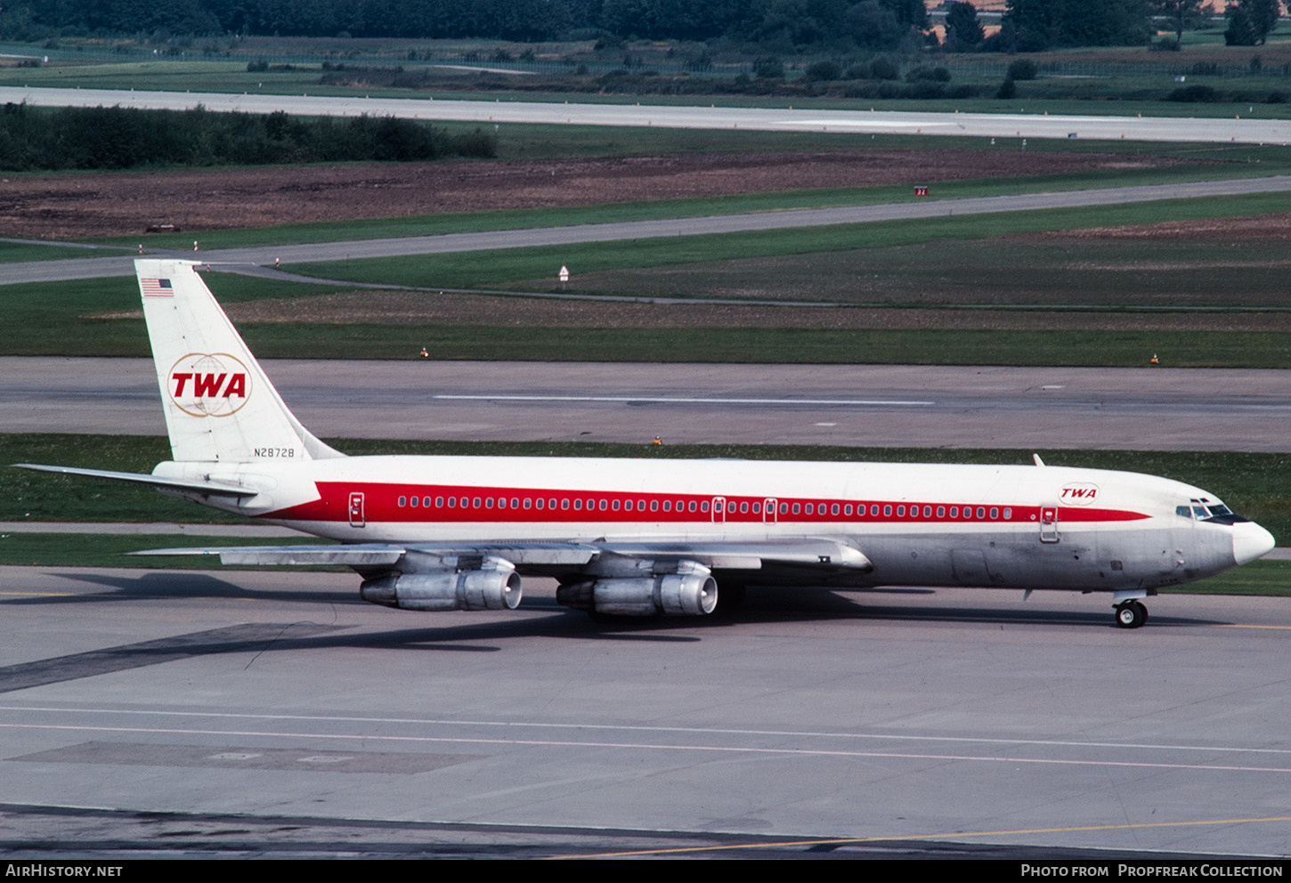 Aircraft Photo of N28728 | Boeing 707-331B | Trans World Airlines - TWA | AirHistory.net #664706
