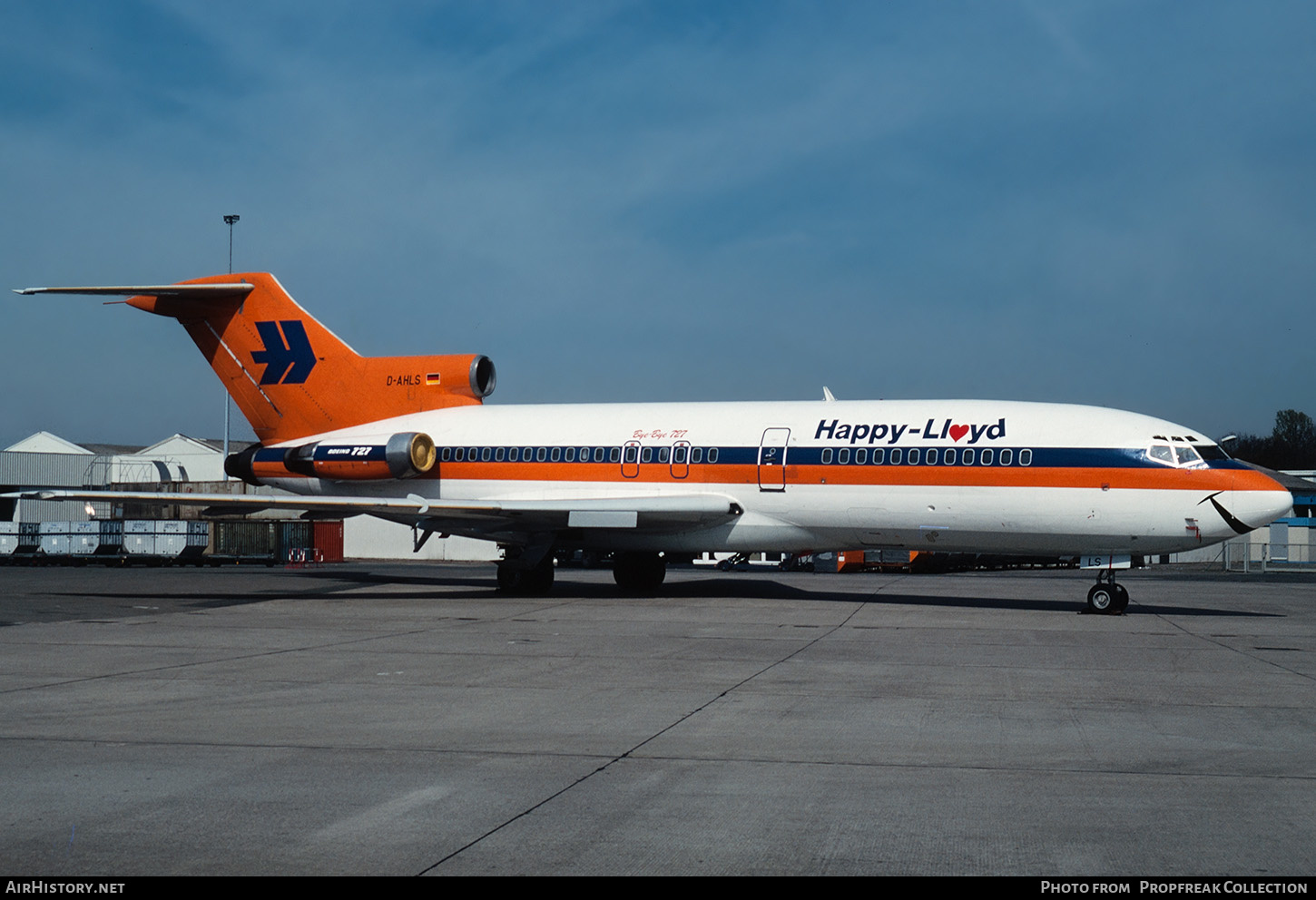 Aircraft Photo of D-AHLS | Boeing 727-89 | Hapag-Lloyd | AirHistory.net #664712