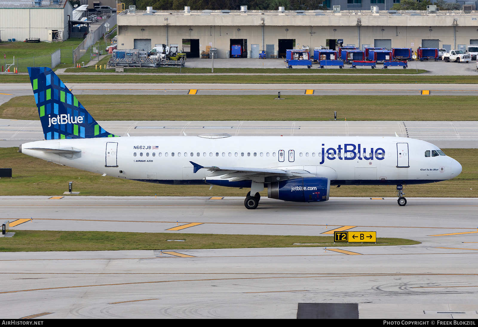 Aircraft Photo of N662JB | Airbus A320-232 | JetBlue Airways | AirHistory.net #664722