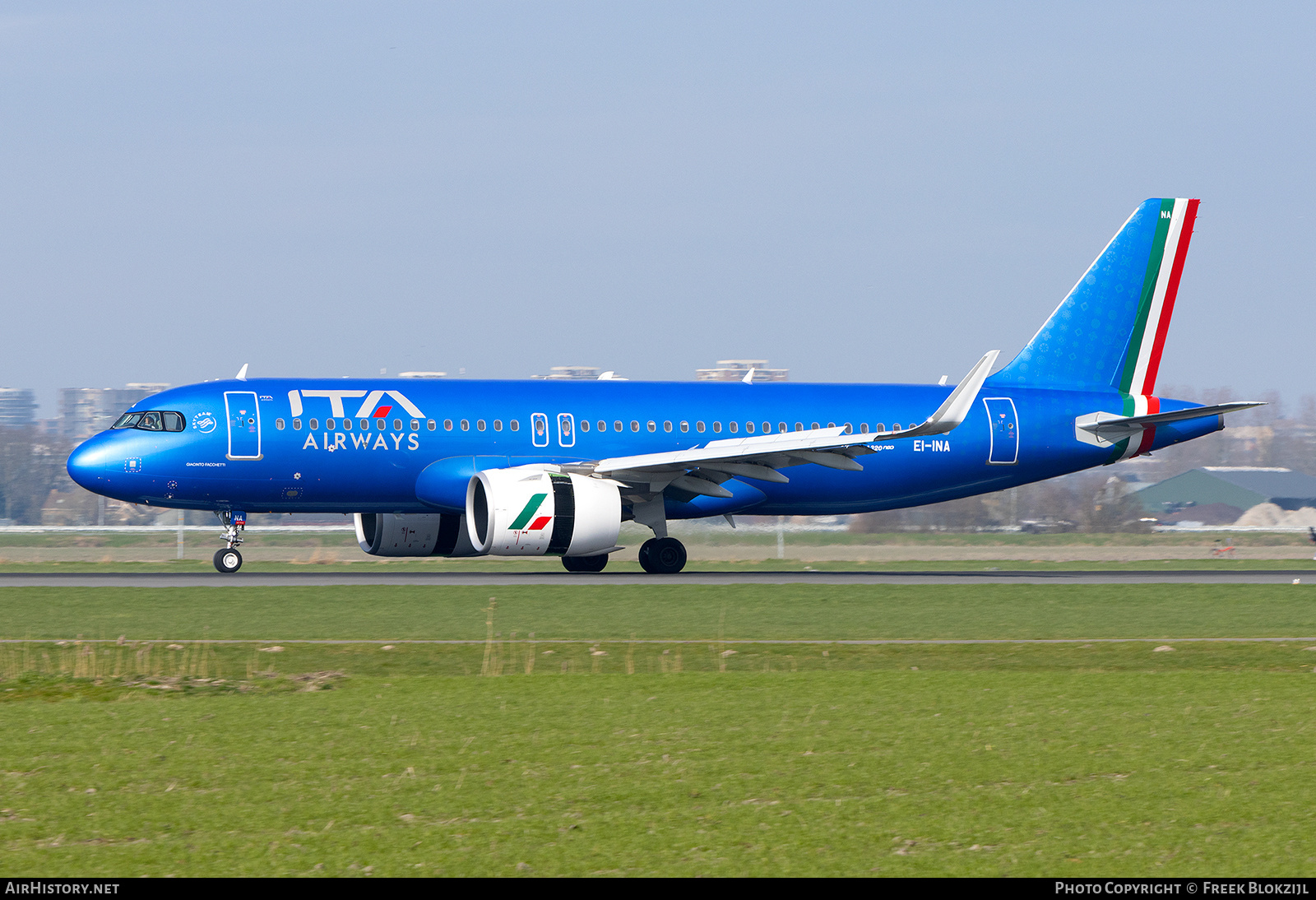 Aircraft Photo of EI-INA | Airbus A320-272N | ITA Airways | AirHistory.net #664724
