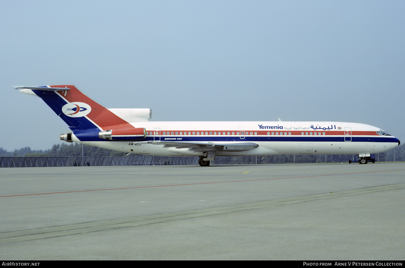 Aircraft Photo of 4W-ACJ | Boeing 727-2N8/Adv | Yemenia - Yemen Airways | AirHistory.net #664732