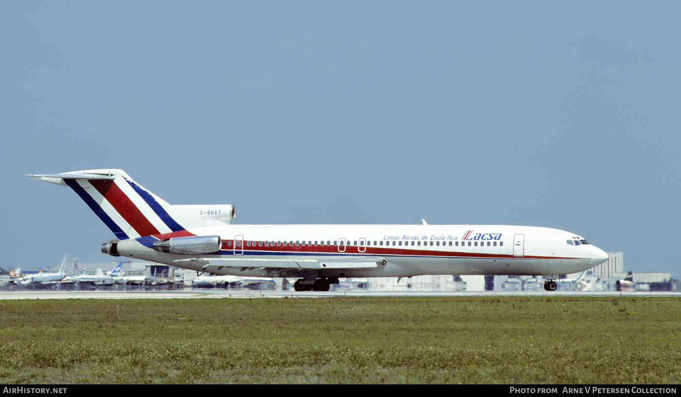 Aircraft Photo of G-BHVT | Boeing 727-212/Adv | LACSA - Líneas Aéreas de Costa Rica | AirHistory.net #664735