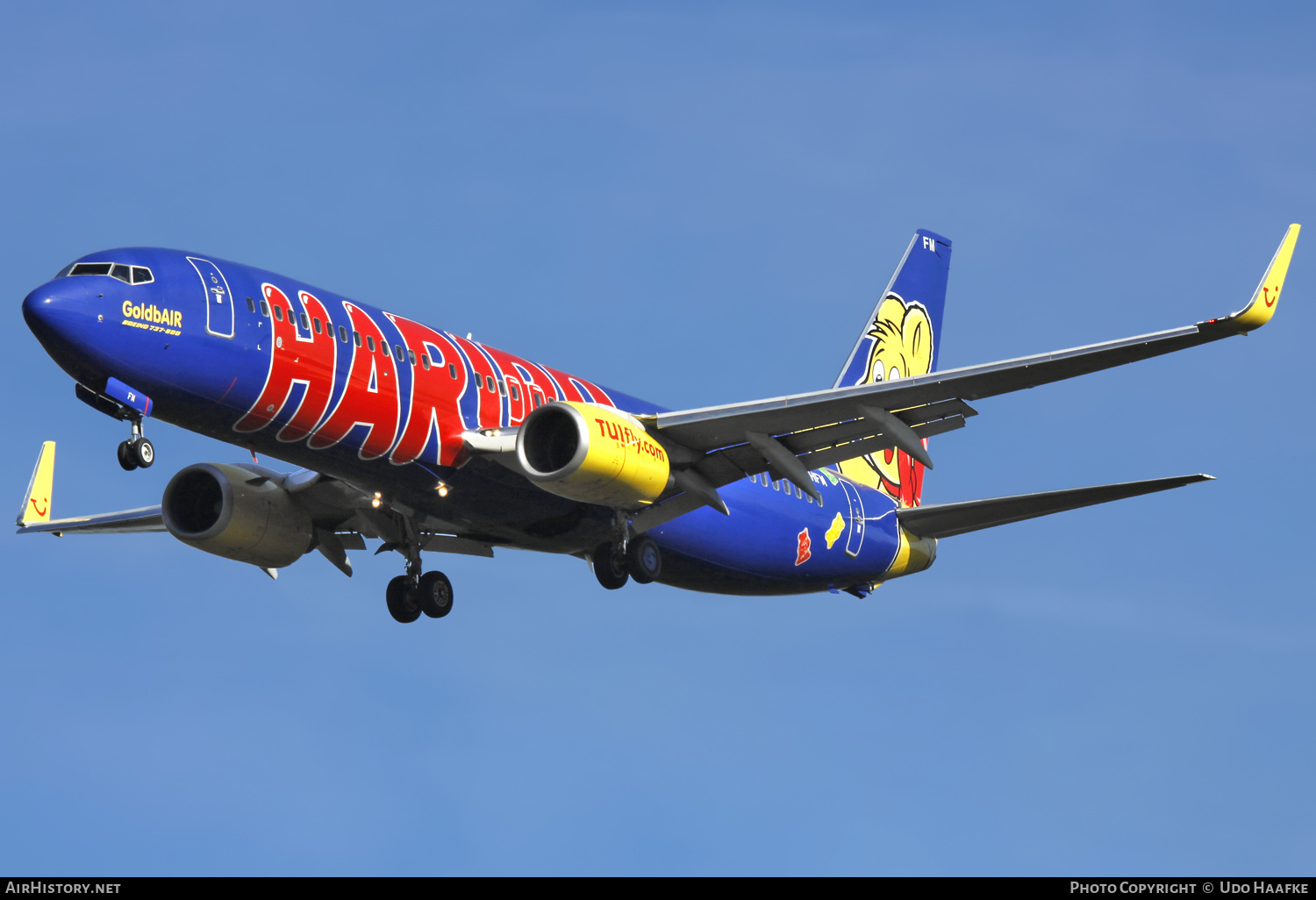 Aircraft Photo of D-AHFM | Boeing 737-8K5 | TUIfly | AirHistory.net #664750