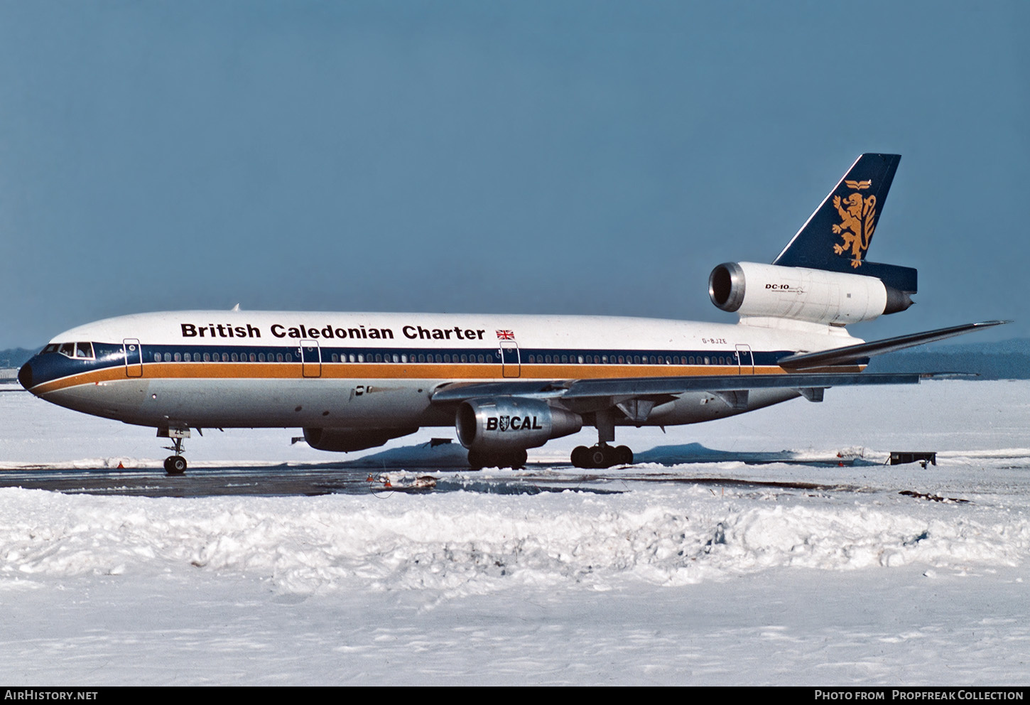 Aircraft Photo of G-BJZE | McDonnell Douglas DC-10-10 | British Caledonian Airways Charter | AirHistory.net #664760