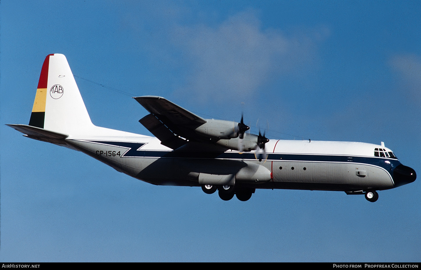 Aircraft Photo of CP-1564 | Lockheed L-100-30 Hercules (382G) | Transporte Aereo Boliviano | AirHistory.net #664770