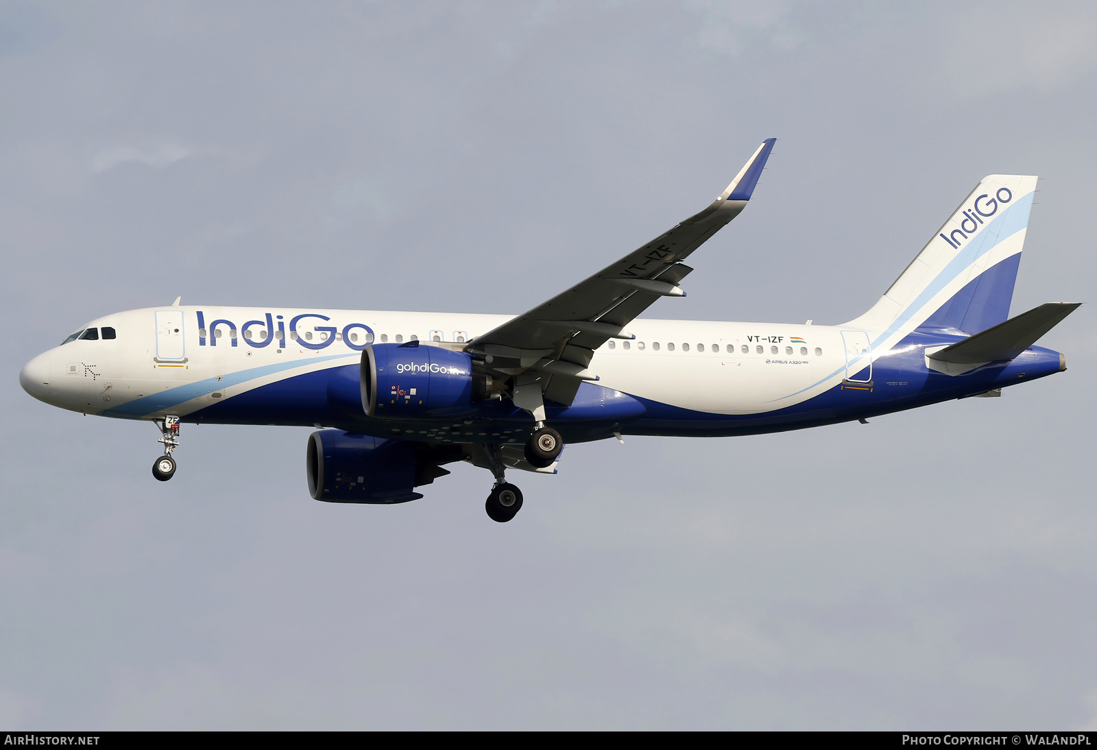 Aircraft Photo of VT-IZF | Airbus A320-271N | IndiGo | AirHistory.net #664805