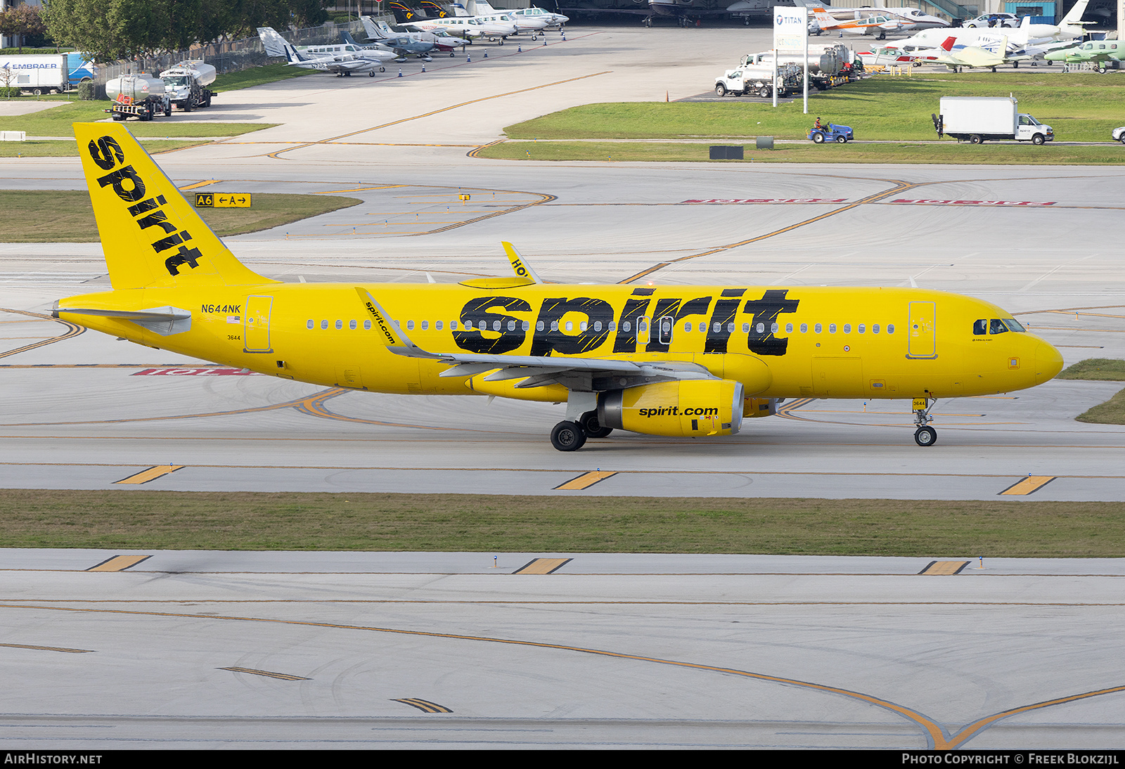 Aircraft Photo of N644NK | Airbus A320-233 | Spirit Airlines | AirHistory.net #664808