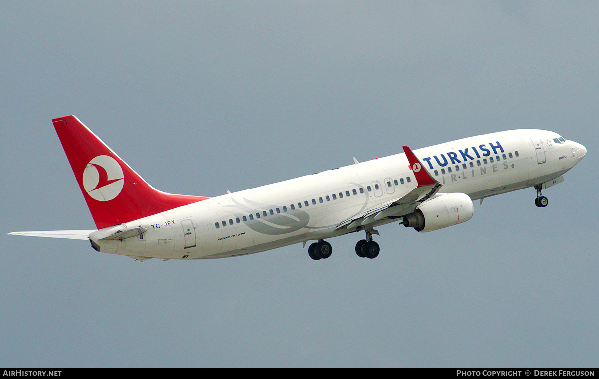 Aircraft Photo of TC-JFY | Boeing 737-8F2 | Turkish Airlines | AirHistory.net #664815