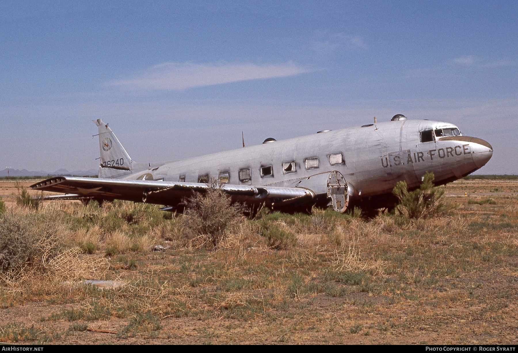 Aircraft Photo of N87665 / 44-76240 | Douglas TC-47D Skytrain | USA - Air Force | AirHistory.net #664821