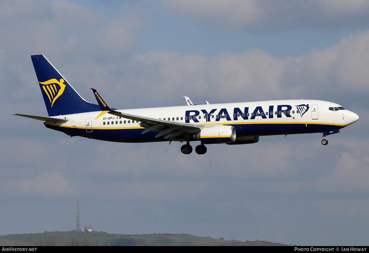 Aircraft Photo of EI-DPJ | Boeing 737-8AS | Ryanair | AirHistory.net #664840