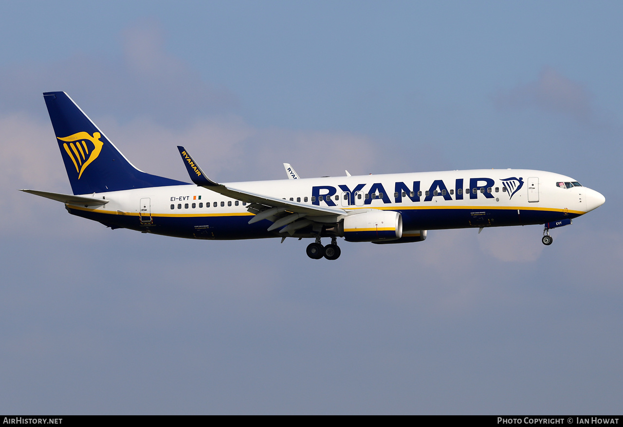 Aircraft Photo of EI-EVT | Boeing 737-8AS | Ryanair | AirHistory.net #664841