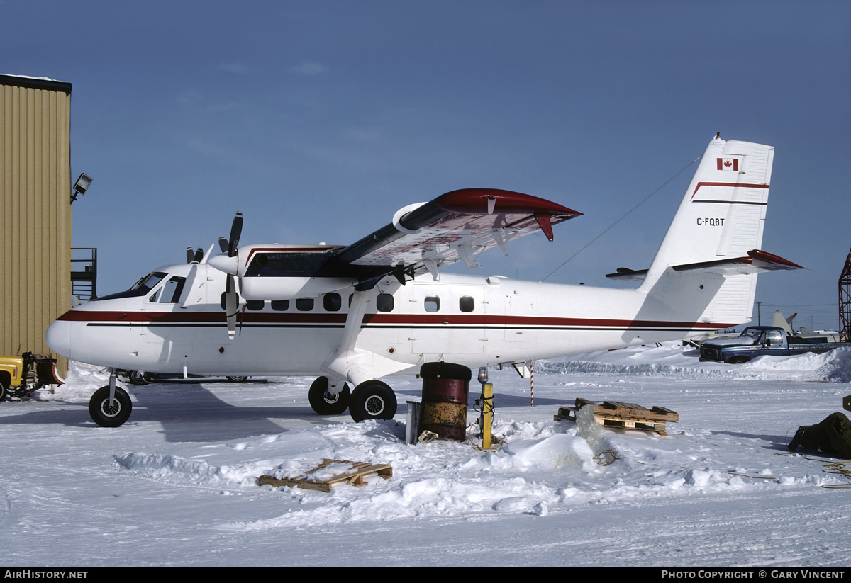 Aircraft Photo of C-FQBT | De Havilland Canada DHC-6-100 Twin Otter | AirHistory.net #664875