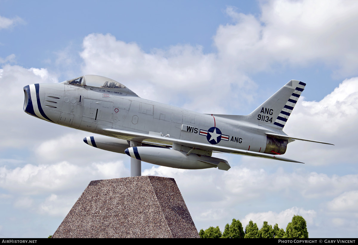 Aircraft Photo of 91134 | North American F-86H Sabre | USA - Air Force | AirHistory.net #664876