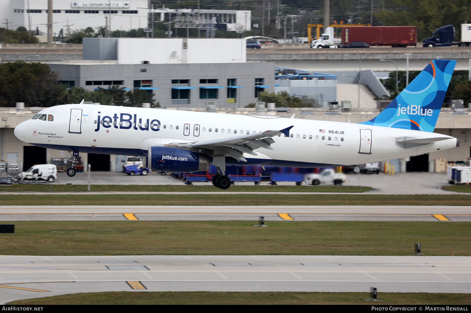 Aircraft Photo of N641JB | Airbus A320-232 | JetBlue Airways | AirHistory.net #664879
