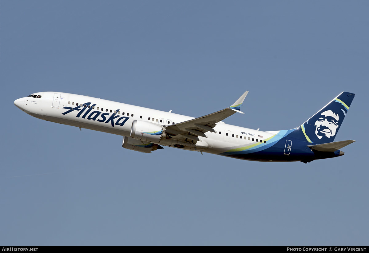 Aircraft Photo of N948AK | Boeing 737-9 Max 9 | Alaska Airlines | AirHistory.net #664896