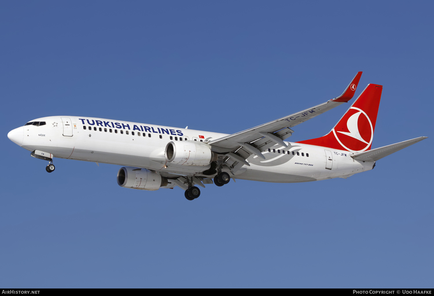 Aircraft Photo of TC-JFM | Boeing 737-8F2 | Turkish Airlines | AirHistory.net #664906