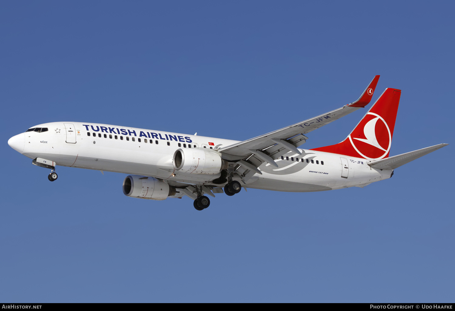 Aircraft Photo of TC-JFM | Boeing 737-8F2 | Turkish Airlines | AirHistory.net #664906