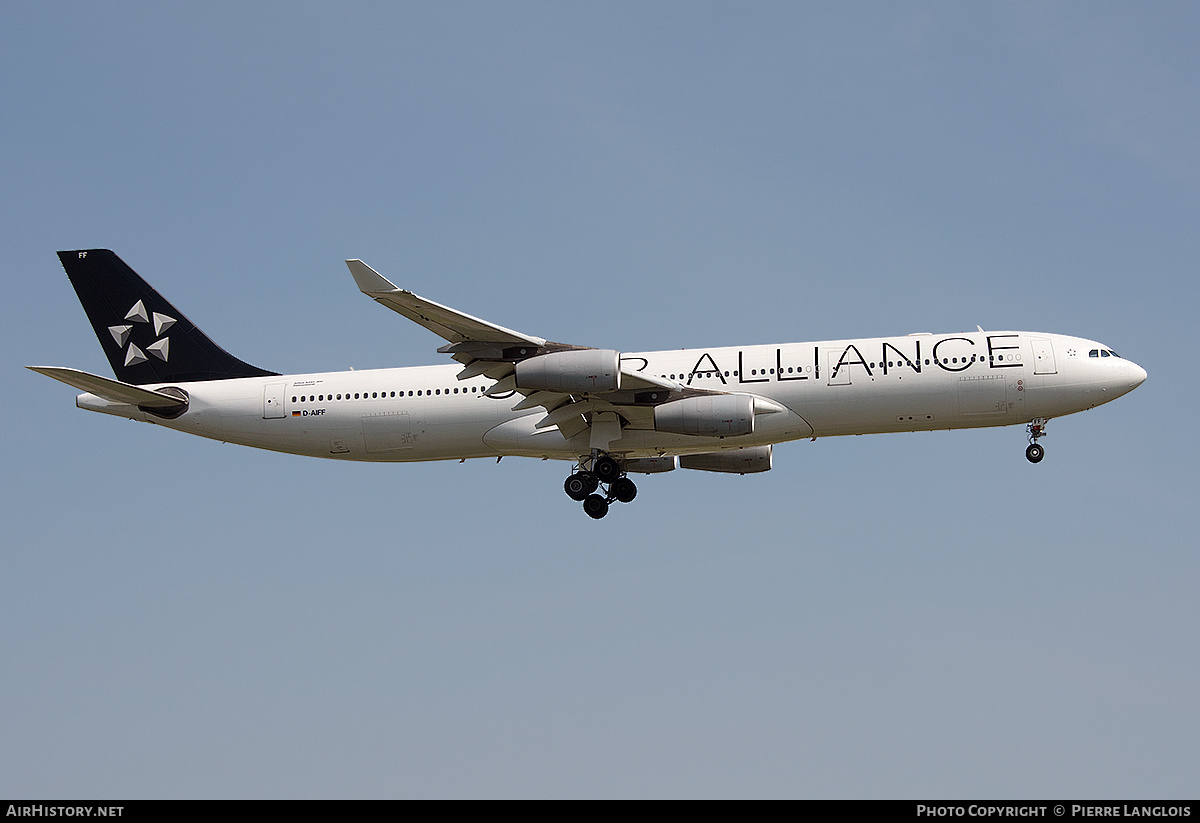 Aircraft Photo of D-AIFF | Airbus A340-313 | Lufthansa | AirHistory.net #664936
