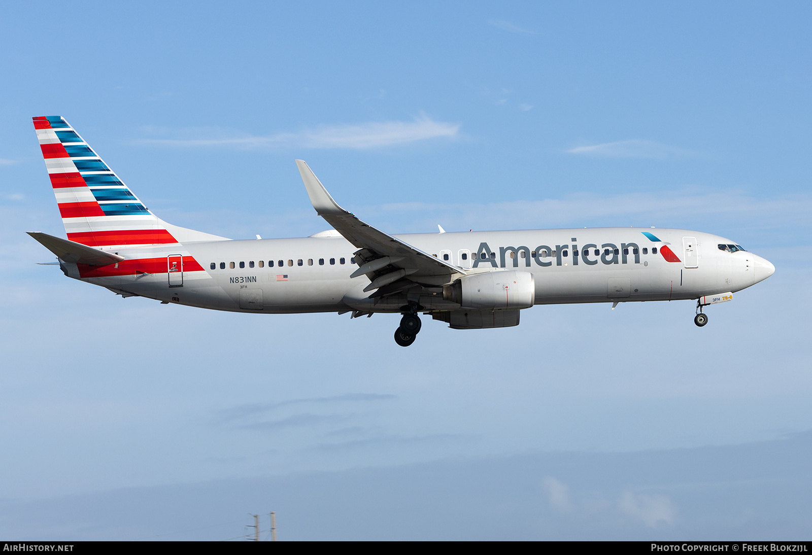 Aircraft Photo of N831NN | Boeing 737-823 | American Airlines | AirHistory.net #664962