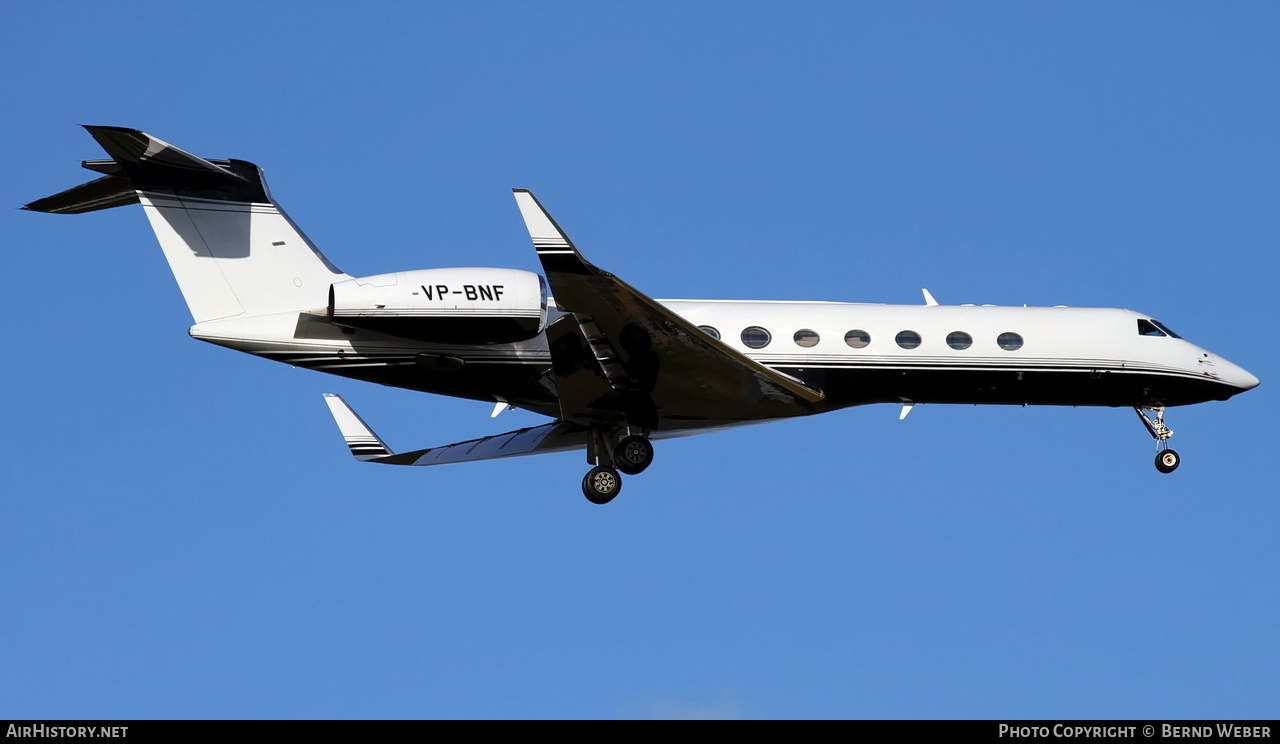 Aircraft Photo of VP-BNF | Gulfstream Aerospace G-V-SP Gulfstream G550 | AirHistory.net #664968