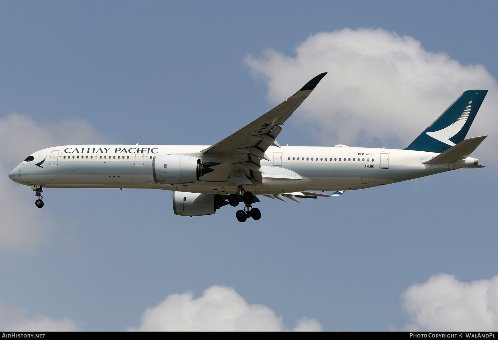 Aircraft Photo of B-LRK | Airbus A350-941 | Cathay Pacific Airways | AirHistory.net #664987
