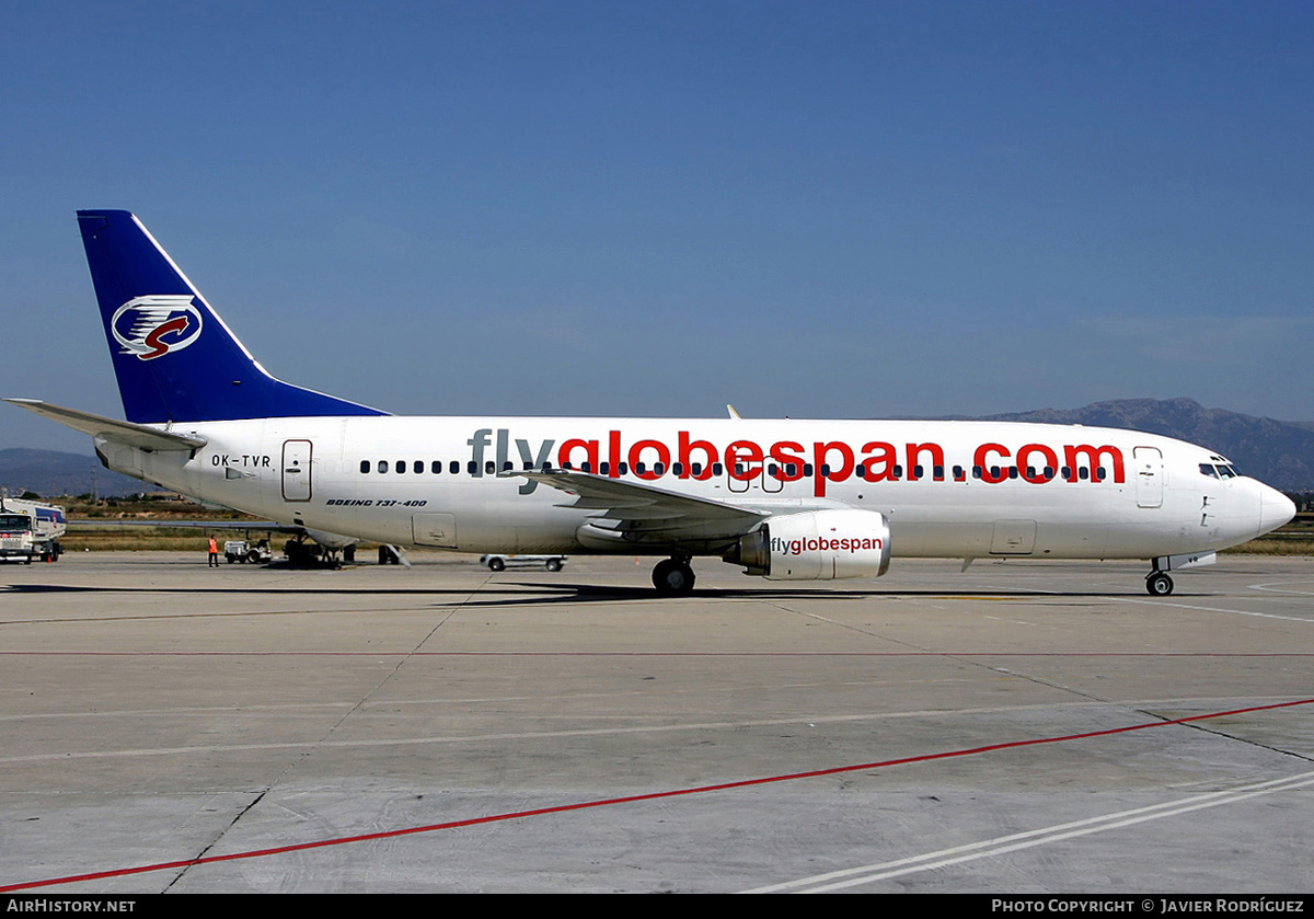 Aircraft Photo of OK-TVR | Boeing 737-4Y0 | Flyglobespan | AirHistory.net #664989