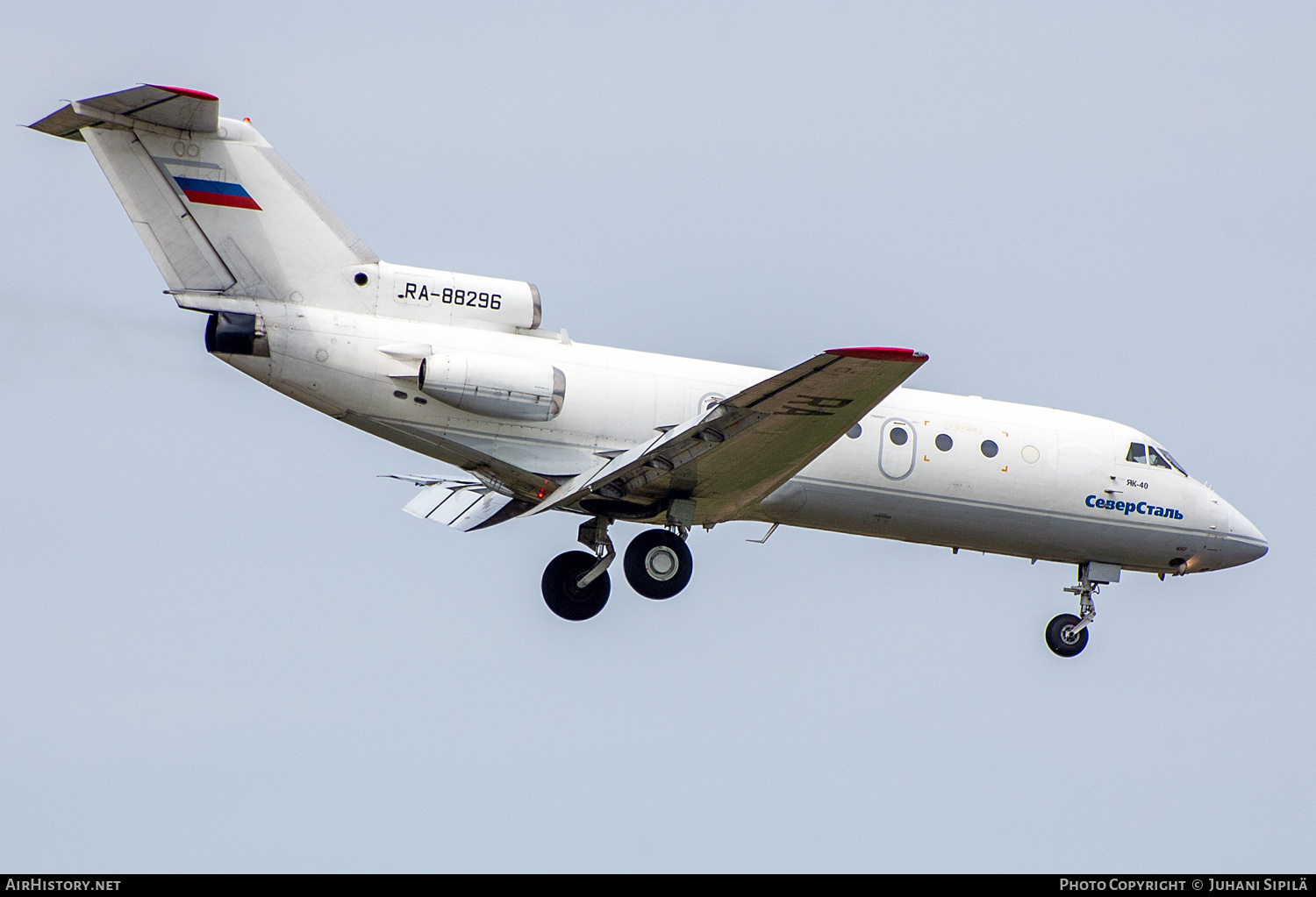 Aircraft Photo of RA-88296 | Yakovlev Yak-40 | Severstal Avia | AirHistory.net #664998