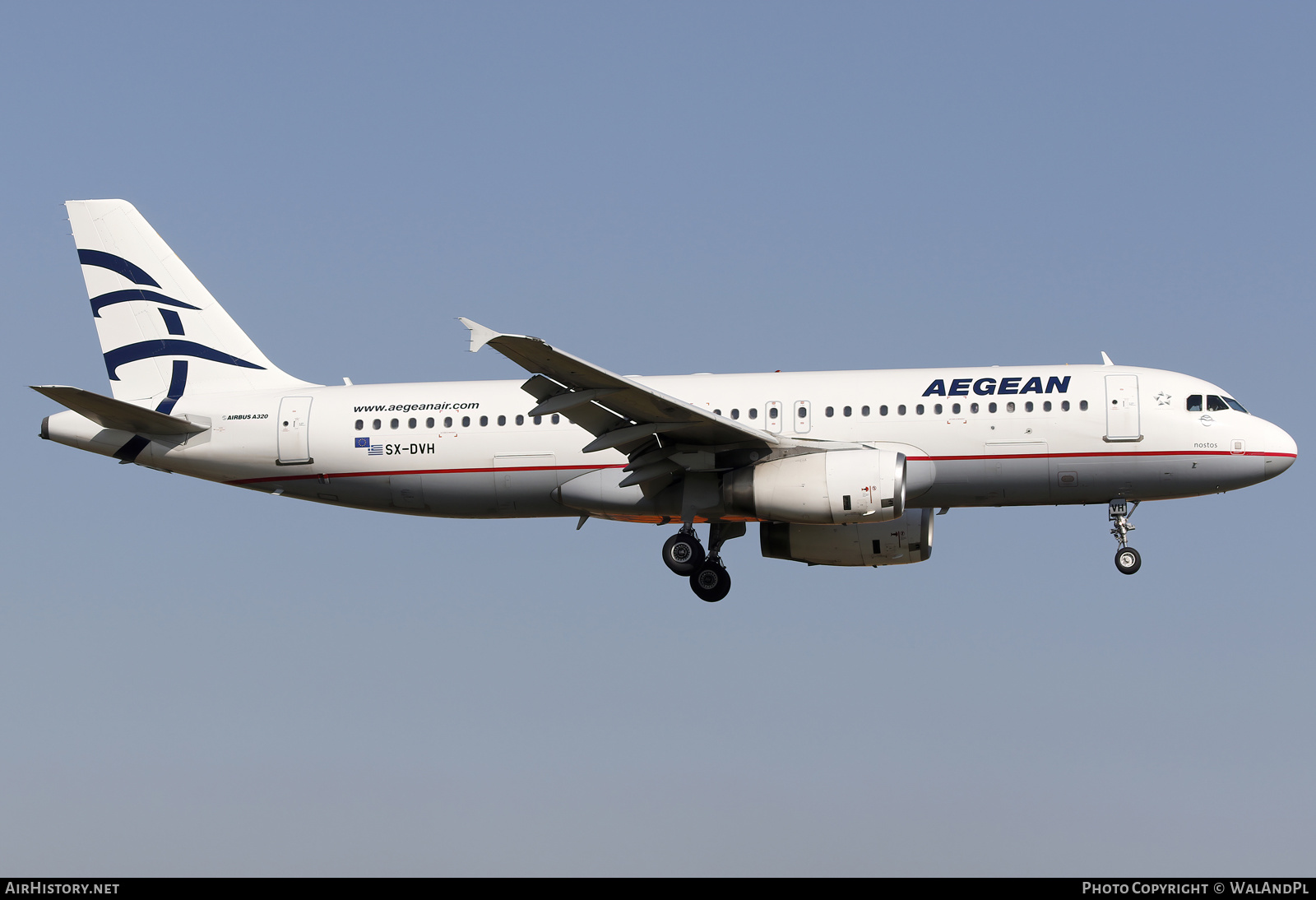 Aircraft Photo of SX-DVH | Airbus A320-232 | Aegean Airlines | AirHistory.net #665005