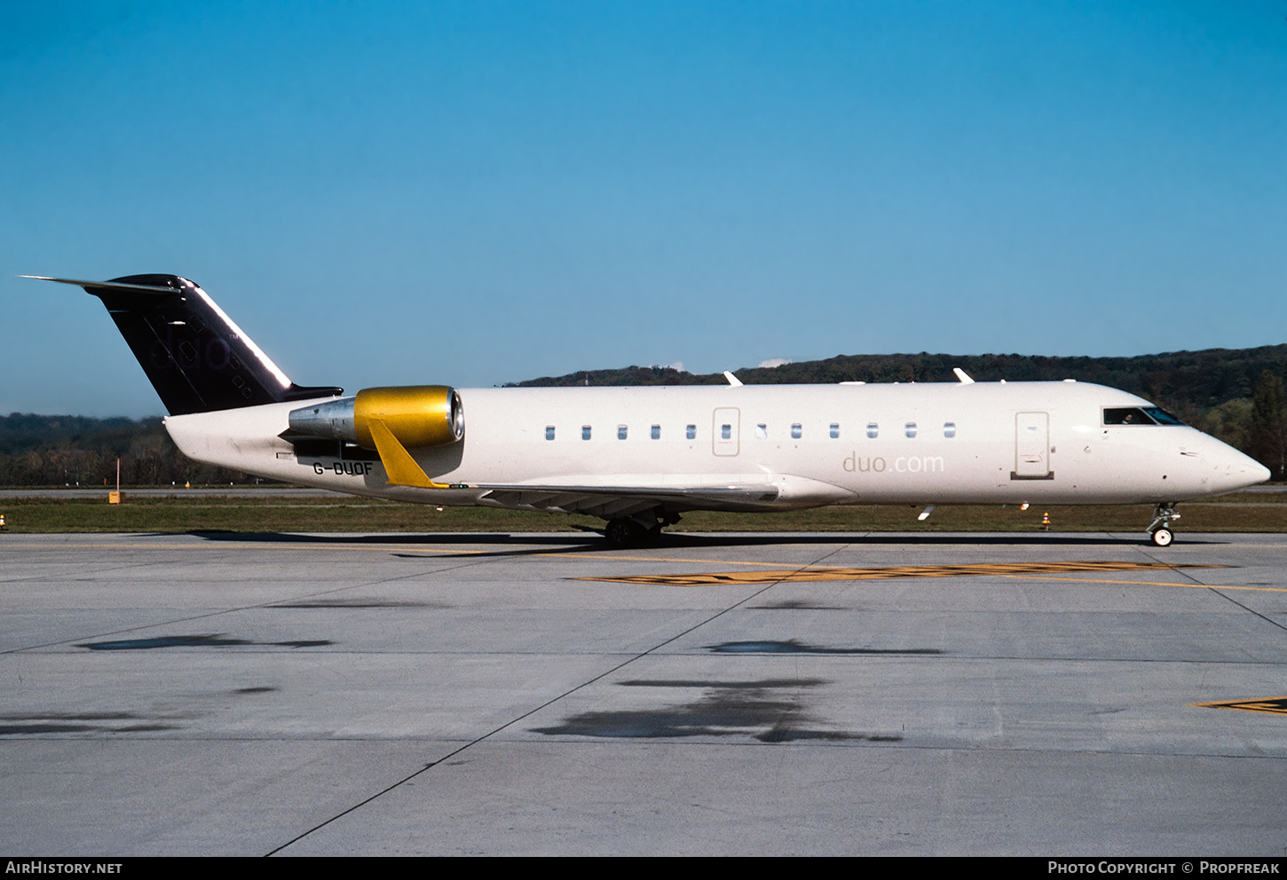 Aircraft Photo of G-DUOF | Bombardier CRJ-200LR (CL-600-2B19) | Duo Airways | AirHistory.net #665006